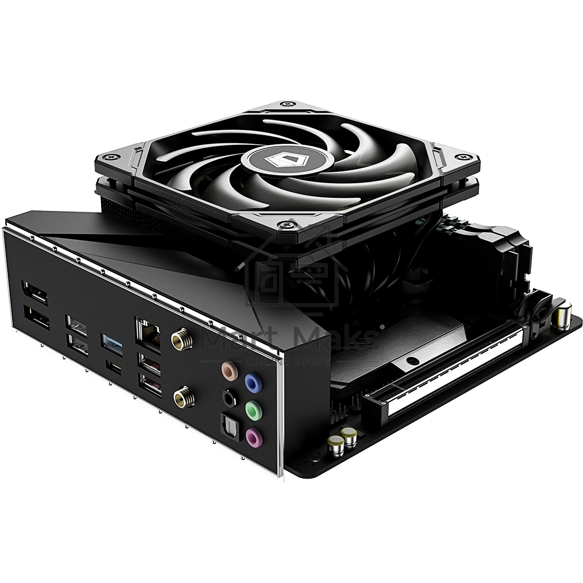 Кулер ID-COOLING IS-55 черный 120мм алюминий+медь 2000rpm 31.5db 4-pin 125W 55мм