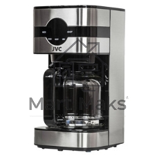 Кофеварка капельная JVC JK-CF28 черный/серебристый, исп. кофе - молотый, 1.5 л, 1000 Вт.