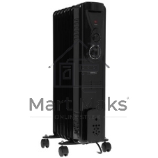 Обогреватель масляный Centek CT-6200 (7 секций) черный, 700/1000/1500Вт, 3 режима, механический термостат