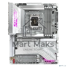 Материнская плата Gigabyte Z890 AORUS ELITE X ICE, LGA 1851, Intel Z890, 4xDDR5, 4xSATA, 5xM.2, 1xPCIe 5.0 x16, 1xPCIe 4.0 x4, 1xPCIe 4.0 x1, 1x 2.5Gb LAN, 4xUSB-A 3.2 Gen 1, 2xUSB-A 3.2 Gen 2, 4xUSB-A 2.0, 1xUSB-C (Thunderbolt 4), 2x3.5 мм, 7.1, ATX