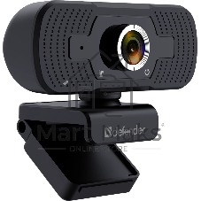 Веб-камера Defender G-lens 2591 2560x1440, 30 кадр/с, USB, микрофон, крепление на мониторе