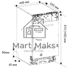 Встраиваемая посудомоечная машина Weissgauff BDW 4538 Touch Inverter Autoopen Timer Floor