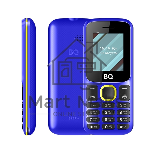Мобильный телефон BQ 1848 Step+ красный/черный