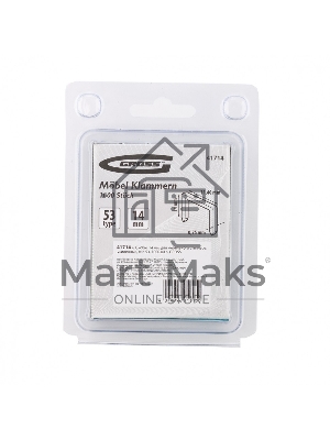 Скобы GROSS, 14 мм, для мебельного степлера, усиленные, тип 53, 1000 шт. GROSS 41714