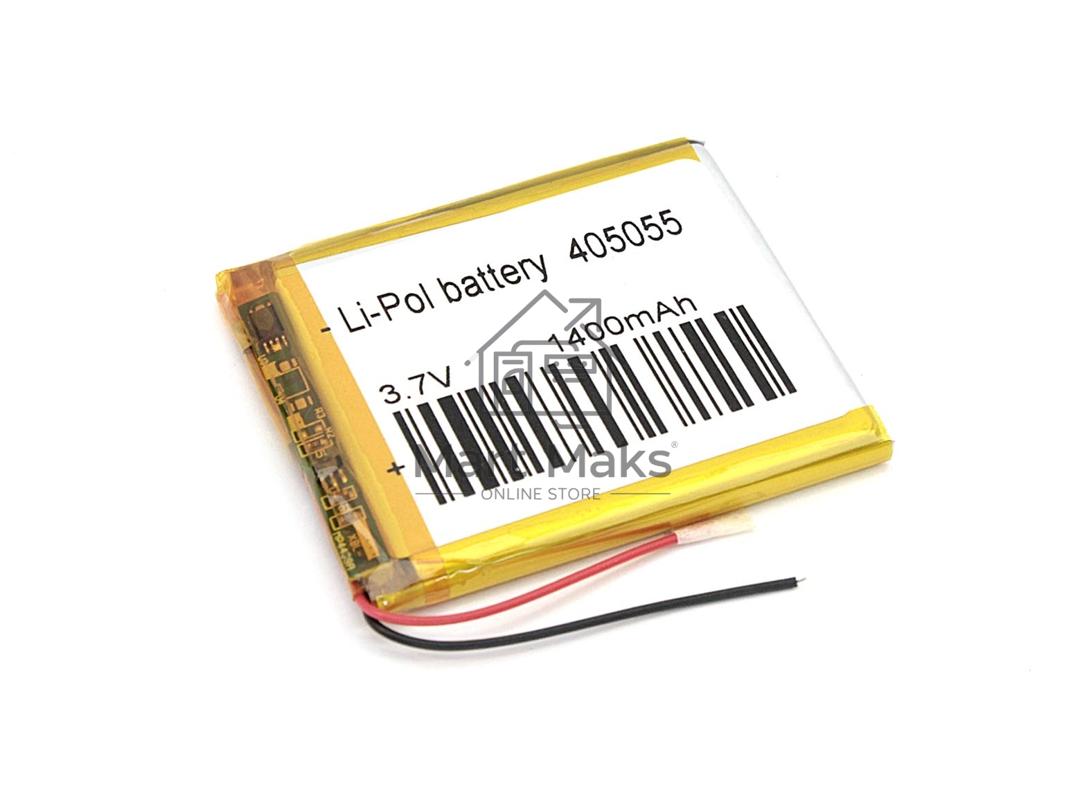 Аккумулятор Li-Pol (батарея) 4*50*52мм 2pin 3,7V 1000mAh