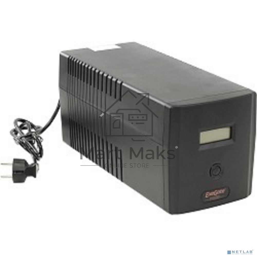 Источник бесперебойного питания ExeGate EP212519RUS SpecialPro Smart LLB-1000.LCD.AVR.4SH.RJ.USB <1000VA, Black, 4 евророзетки, USB>