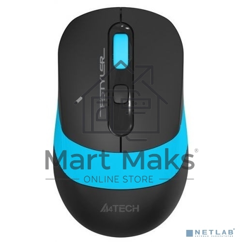 Клавиатура + мышь A4 Fstyler FG1010 клав:черный/синий мышь:черный/синий USB беспроводная Multimedia