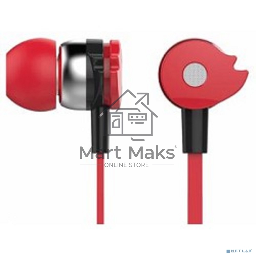 Наушники Oklick HS-S-210 1.1м красный