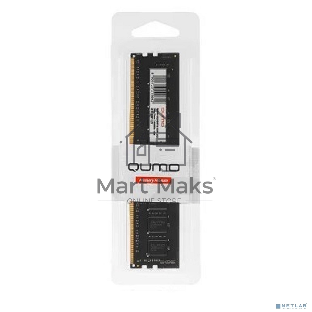 Оперативная память QUMO, DDR4, 8GB (1x8GB), 3200MHz, CL22, DIMM