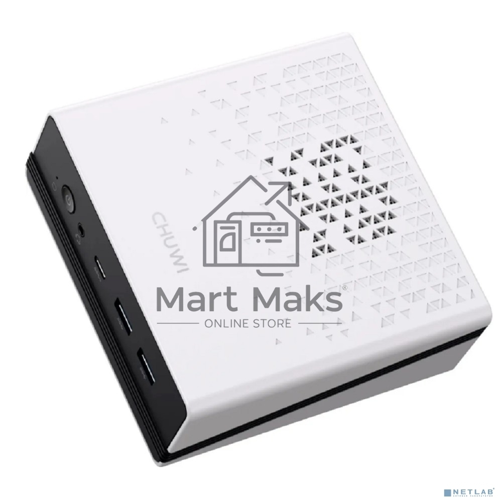 Компьютер Chuwi Ubox  AMD Ryzen 5 6600H(3.3Ghz)/16384Mb/512PCISSDGb/Int:AMD Radeon/BT/WiFi/war 1y/1.35kg/Iron Gray/Win11Pro + DDR5 (SODIMM MAX 64GB)(RAM slot*2)/USB2.0*1/USB3.2G1*3/Type-C*1(DP,PD)/HDMI*1/DP*1/RJ45*2/WIFI6,BT5.