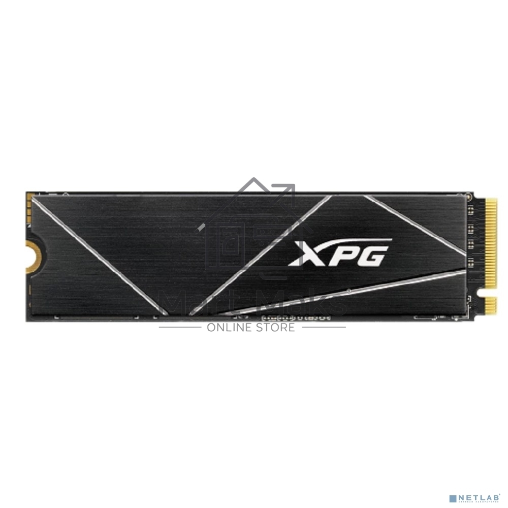 Накопитель SSD ADATA XPG GAMMIX S70 BLADE, 512Gb, PCIe 4.0 x4, M.2 2280, NVMe, R/W 7200/2600, с радиатором