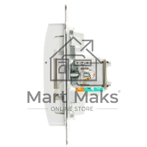 Механизм розетки SCHNEIDER ELECTRIC GSL000181K Glossaкомп. 1-м rj45 белый