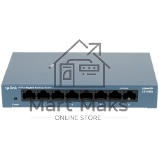 Коммутатор TP-Link LS108G 8-портовый 10/100/1000 Мбит/с настольный коммутатор SMB