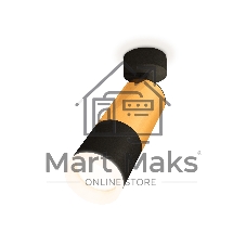 Комплект поворотного светильника Ambrella light XM6302012 SBK/PYG/FR черный песок/золото желтое полированное/белый матовый MR16 GU5.3