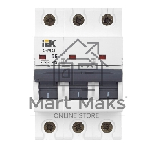 Выключатель автоматический 3п C 6А M06N ARMAT IEK AR-M06N-3-C006
