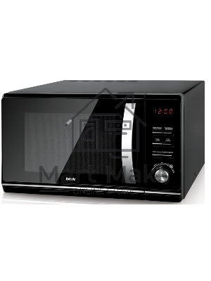Микроволновая печь BBK 23MWG-851T/B черный, 23 л, 800 Вт, поворотный механизм/кнопки