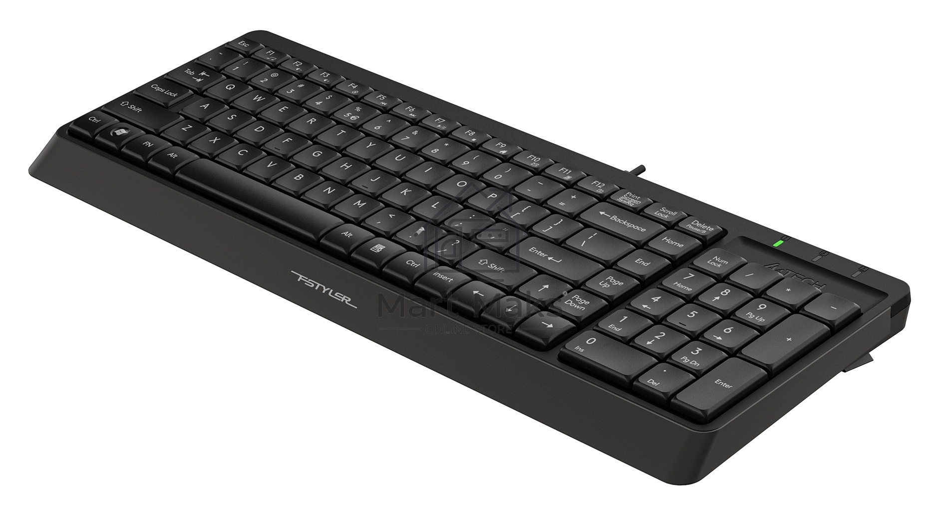 Клавиатура A4Tech Fstyler FK15 проводная, USB, черный