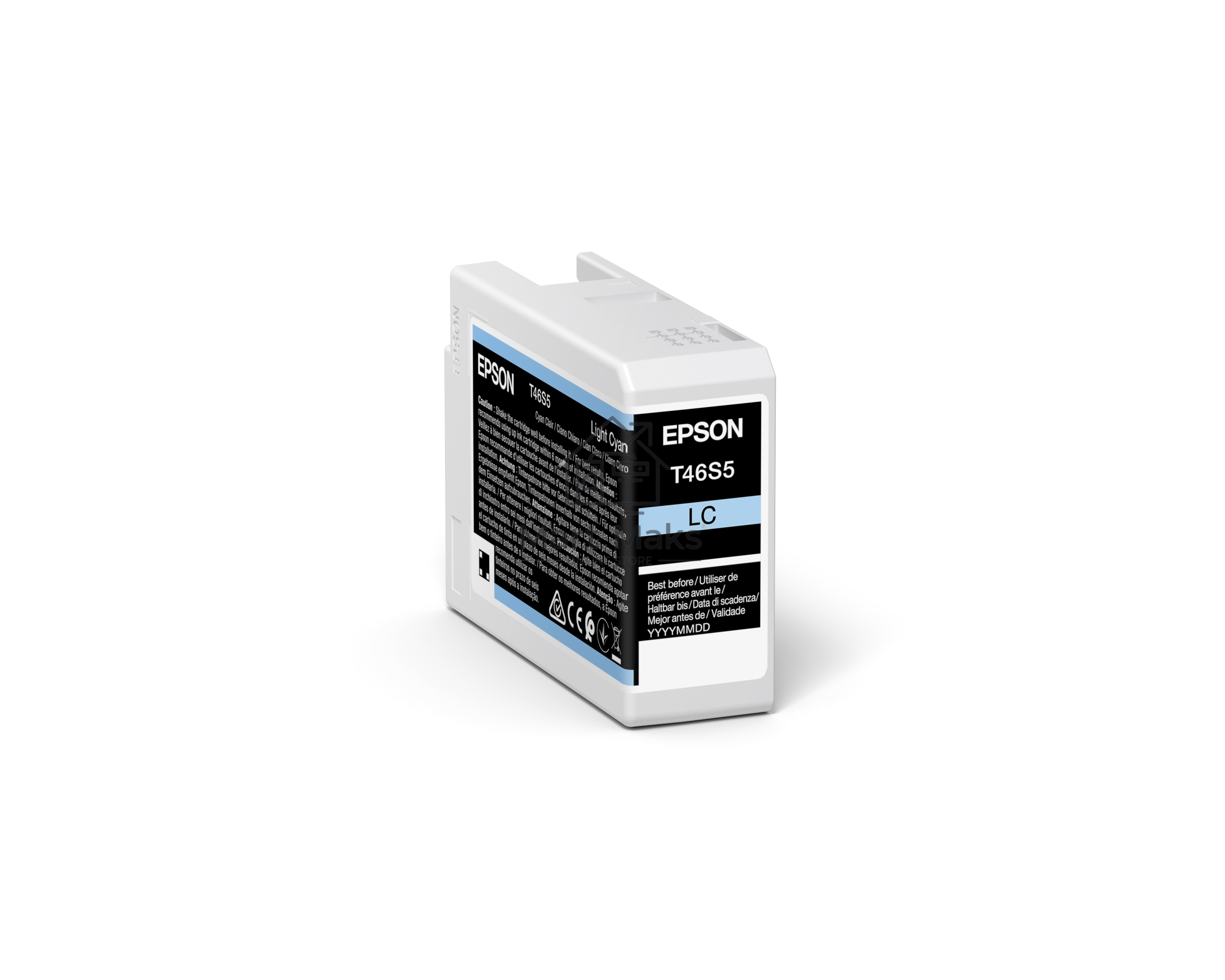 Картридж струйный Epson T46S5 (C13T46S500) светло-голубой (25 мл) для SureColor SC-P700
