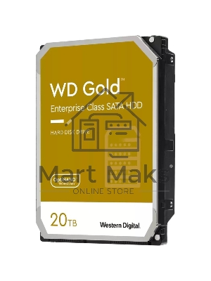 Жесткий диск SATA 20TB 7200RPM 6GB/S 512MB GOLD WD201KRYZ WDC