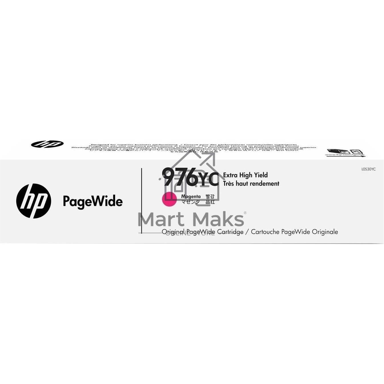 Картридж струйный HP 976YC L0S30YC пурпурный для HP PW Pro 5777/552 (16000стр.)