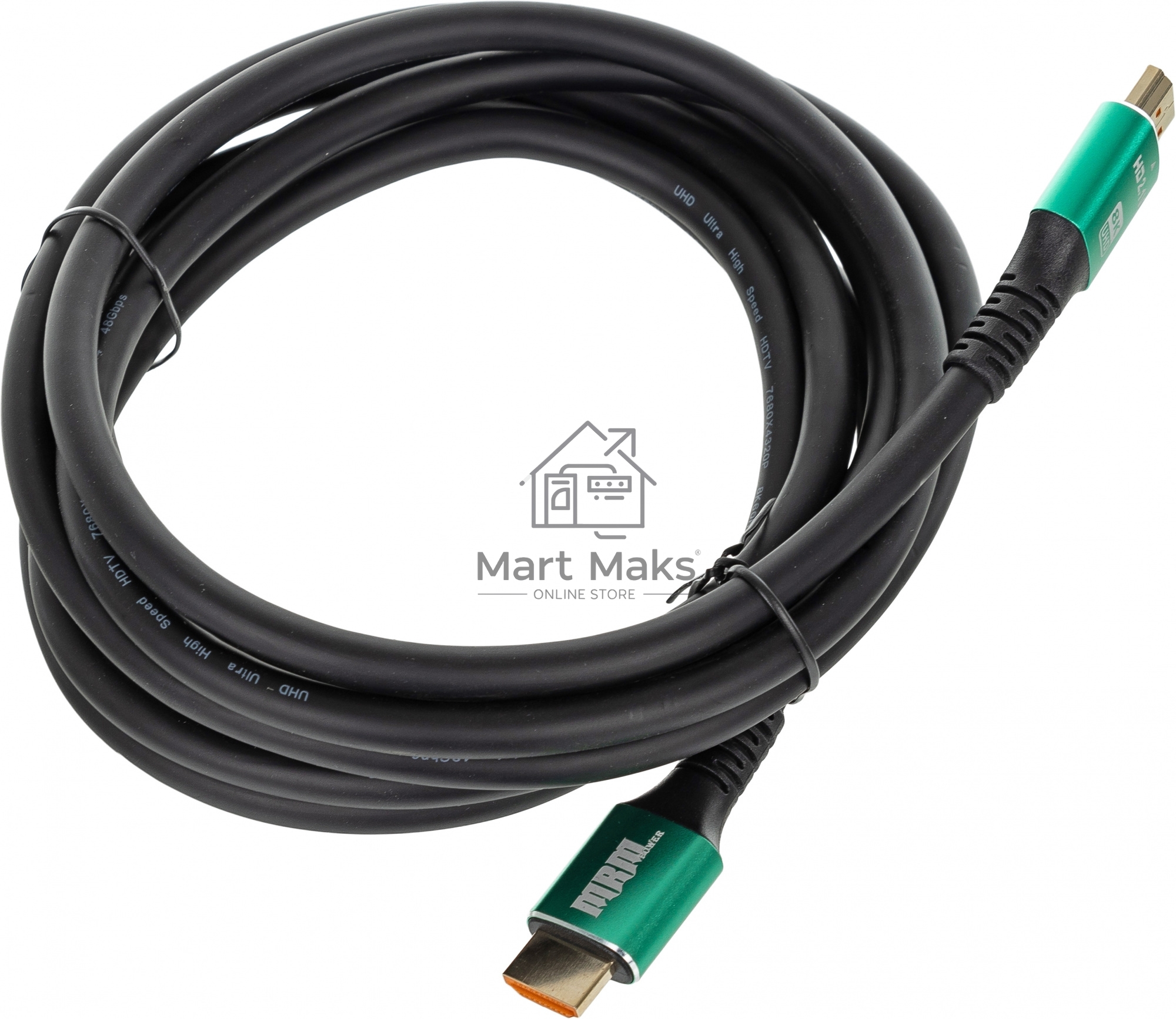 Кабель аудио-видео Premier 12392 HDMI (m)/HDMI (m) 3м. позолоч.конт. черный