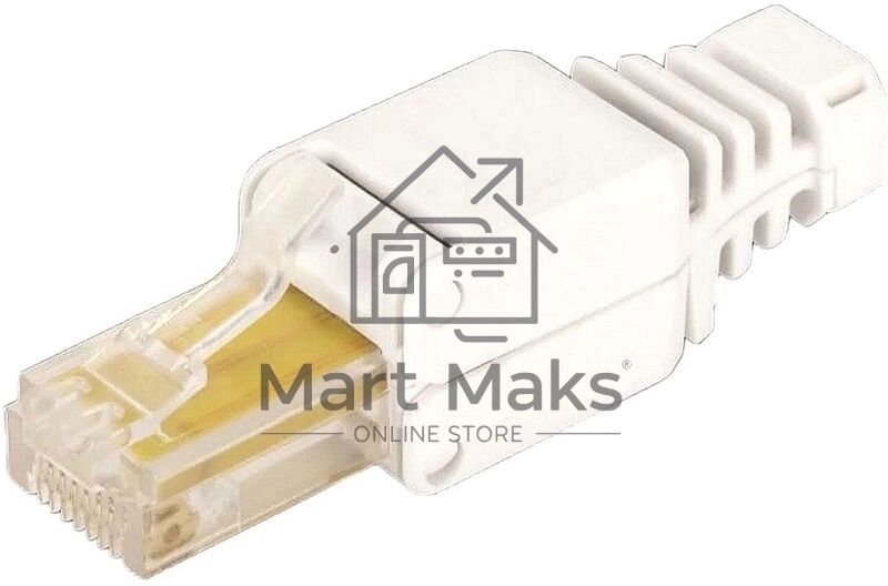 Коннектор Lanmaster полевой (LAN-TMP-S5E) FTP кат.5E RJ45 белый (упак.:1шт)