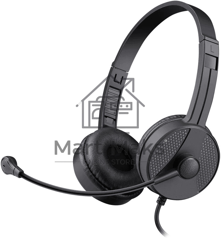 Гарнитура проводная Defender Tune 160 (черный, провод 1.8 м) (63164)