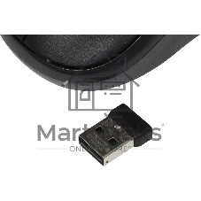 Мышь беспроводная Logitech B175 черный, 1000 dpi, радиоканал, USB, кнопки - 3