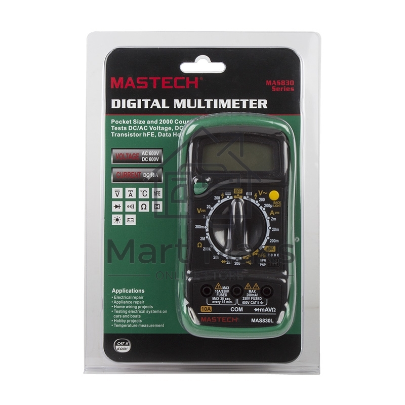 Портативный мультиметр MAS830L MASTECH