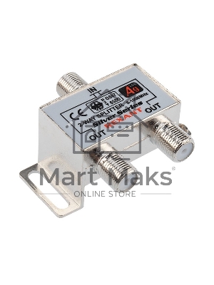 Делитель ТВ х 2 + 3шт. F 