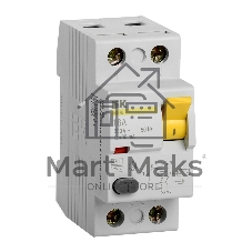 Выключатель дифференциального тока (УЗО) 2п 16А 30мА тип AC ВД1-63 IEK MDV10-2-016-030