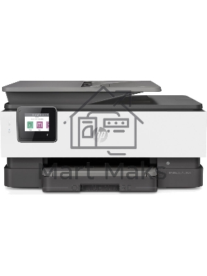 МФУ струйное HP OfficeJet 8023 (1KR64B), A4, цвтной, печ. до 20 стр/мин. (ч/б), до 10 стр/мин. (цвет), скан. до 8 стр/мин. (ч/б) 3.5 стр/мин. (цвет), 1200 x 1200 dpi, USB, RJ-45, Wi-Fi, Air Print