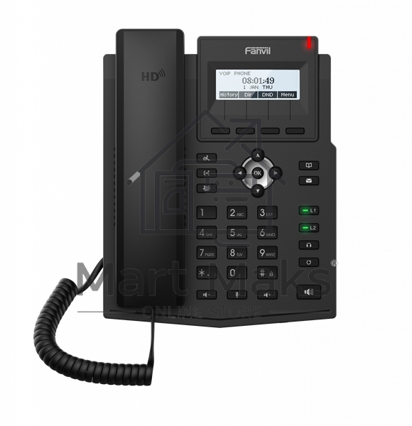 Телефон IP Fanvil X1SG черный