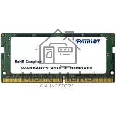 Оперативная память для ноутбука SODIMM 16Gb PC19200 DDR4 PSD416G24002S PATRIOT Оперативная память для ноутбука SODIMM 16Gb PC19200 DDR4 PSD416G24002S PATRIOT