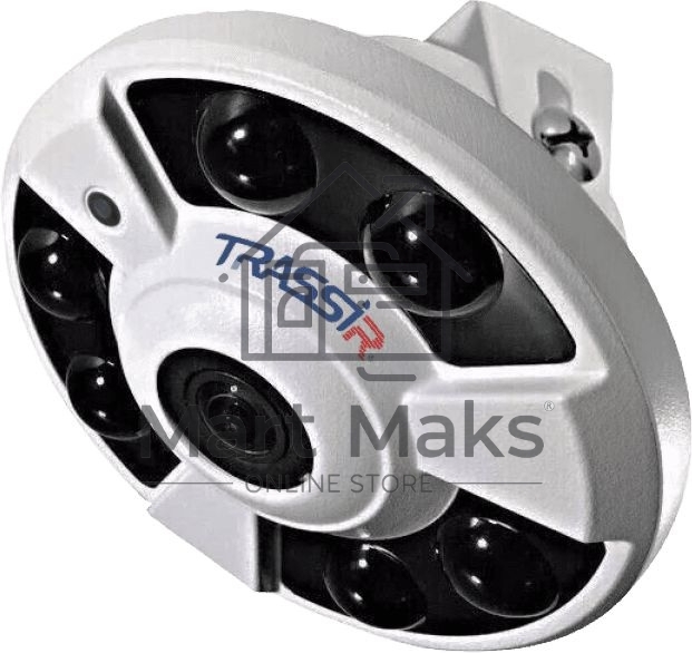 Камера видеонаблюдения IP Trassir TR-D9151IR2 1.4-1.4мм корп.:белый