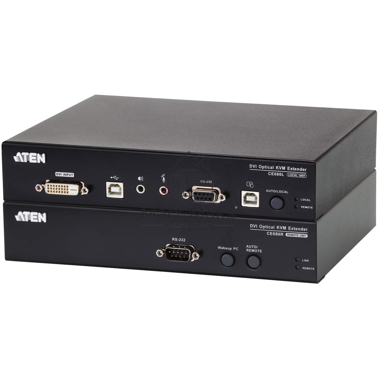 Удлинитель ATEN DVI Optical KVM Extender W/1.8M W/EU ADP