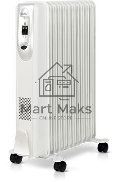 Масляный обогреватель Ballu Comfort BOH/CM-11WDN (11 секций) белый, 2200 Вт, 27 м2, термостат