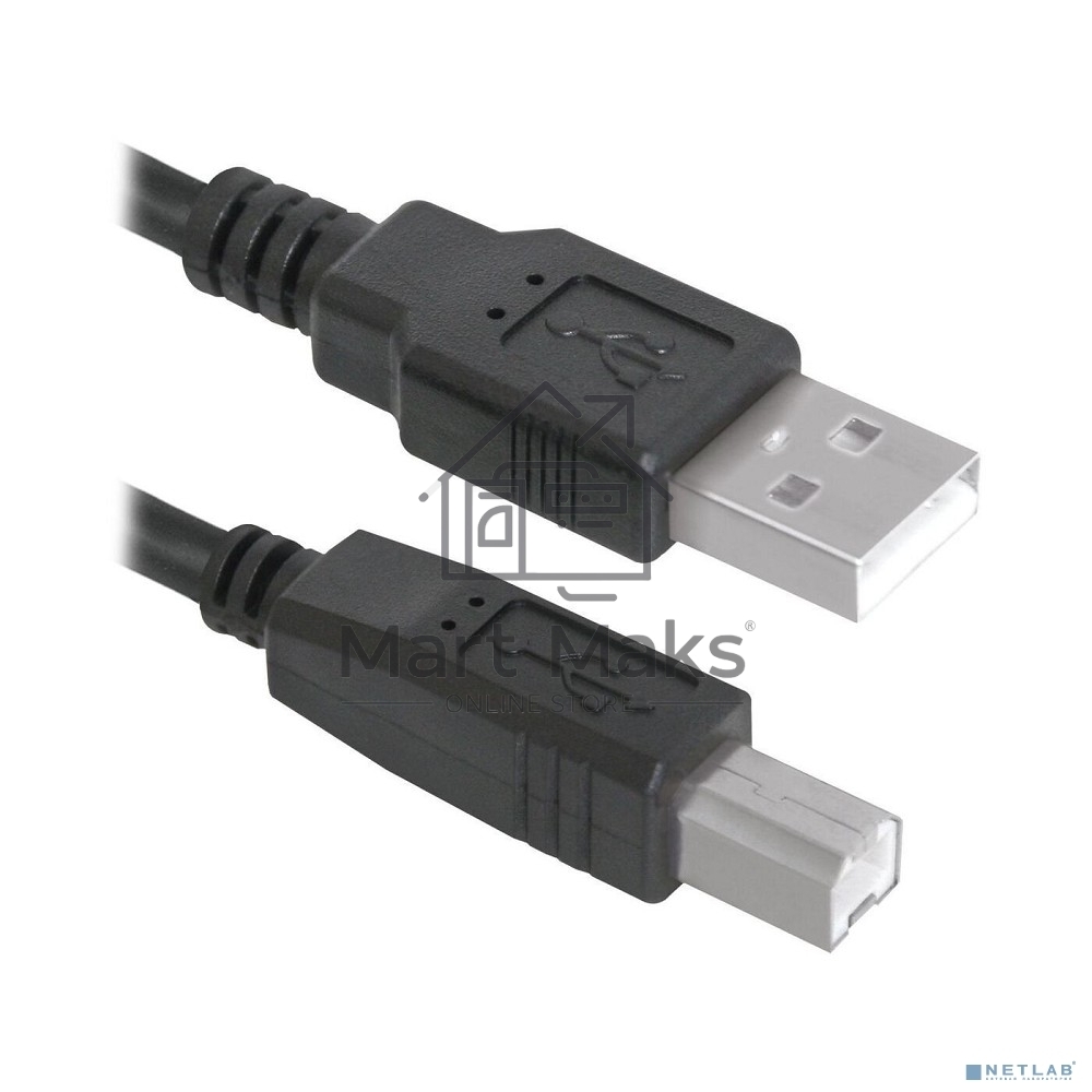 Кабель USB Defender USB04-10 USB2.0 AM-BM, 3.0м