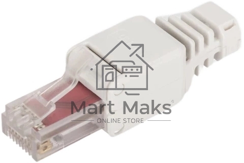 Коннектор Lanmaster LAN-TMP-S6 полевой RJ45 кат.6 STP бел. (упак.:1шт)