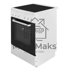 Плита электрическая Maunfeld MEC65CW07 белый, конфорок 4 шт, духовка 60 л, 60 см x 85 см x 60 см