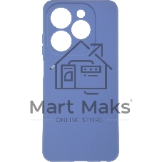 Чехол (клип-кейс) BoraSCO для Infinix Hot 40i/Smart 8/8 Plus/8 Pro Silicone Case лавандовый