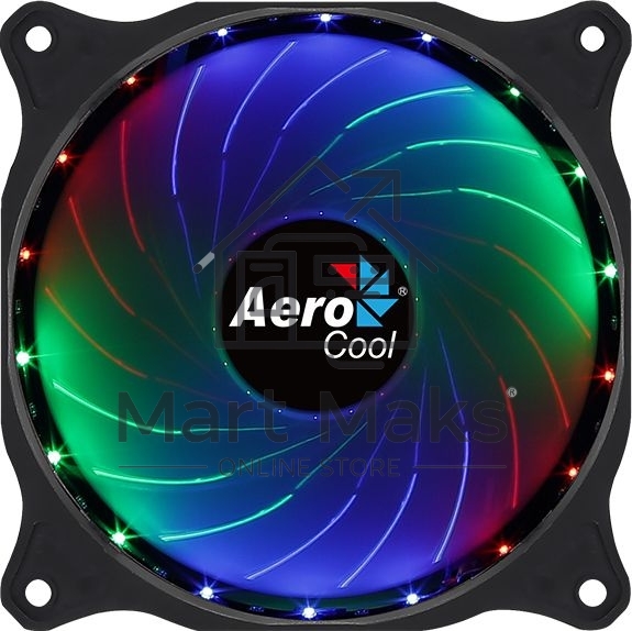 Вентилятор Aerocool / Formula Cosmo 12 черный, 120 мм, 1000 об/мин, 23.9 дБ, 4 pin