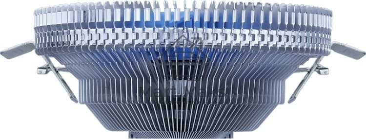 Кулер для процессора AeroCool / Formula Verkho I серебристый, 80 мм, алюминий, 2500 об/мин, 29.7 дБ, 4 pin, 90 Вт, 45 мм