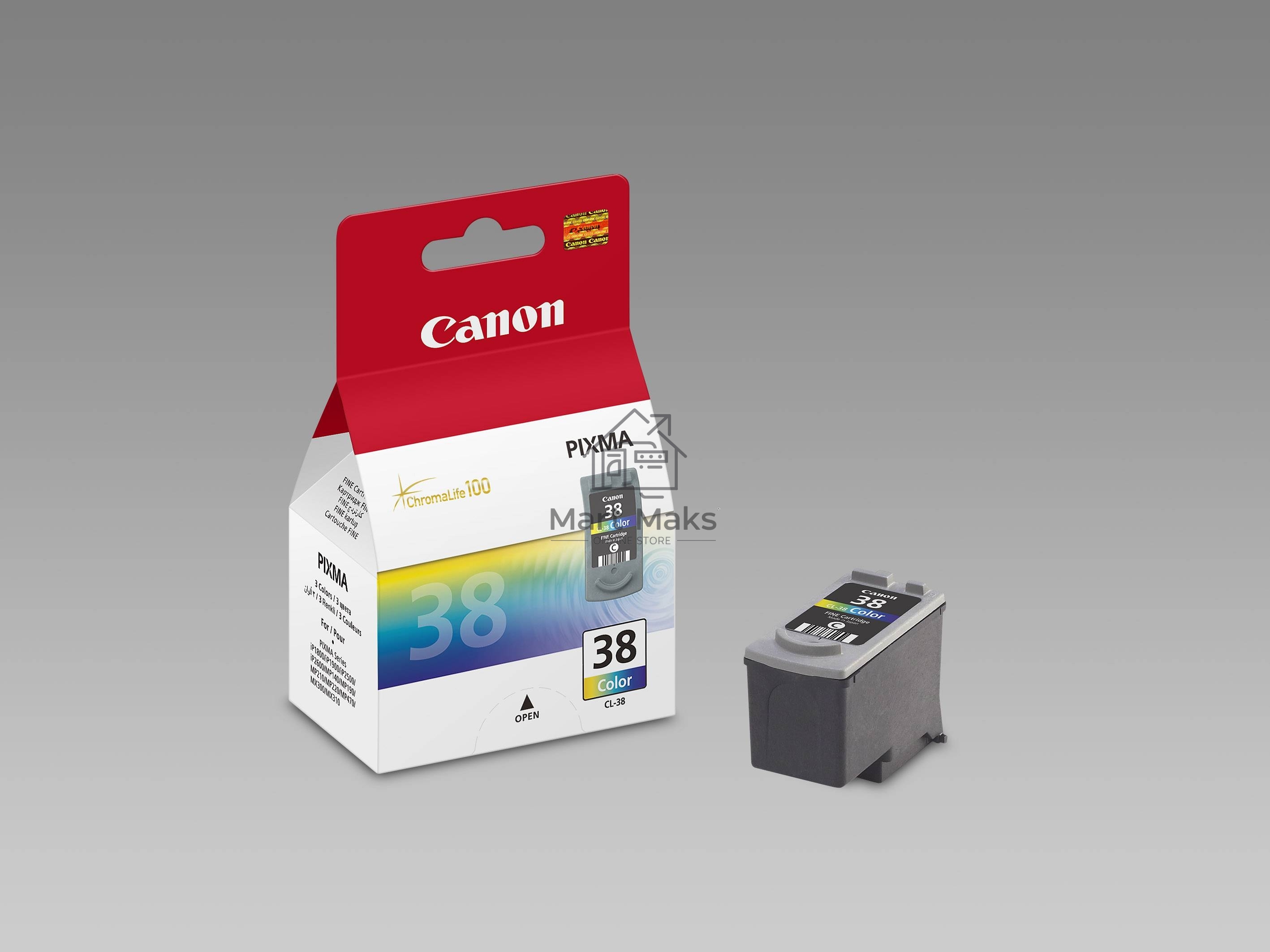 Картридж струйный Canon CL-38 2146B005 многоцветный для Canon IP1800/2500