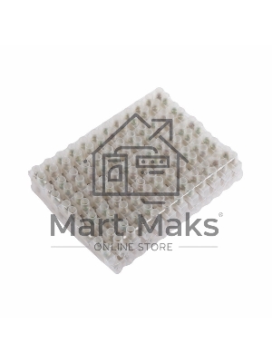 Клеммная колодка винтовая KВ-12 (4-12 мм²), ток 16 A, полиэтилен белый (ЗВИ) СМАРТКИП