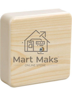 Коробка распаячная ОП 75х75х20 IP20 КМ41212-04 (6 клем. 6 кв.мм) сосна ИЭК UKO10-075-075-020-K34