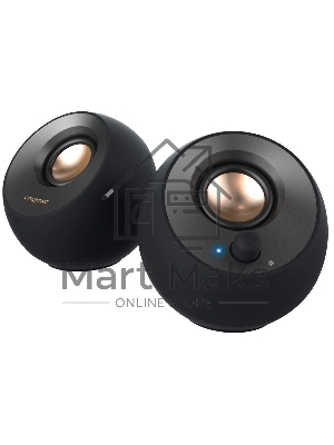 Колонки Creative Pebble V2 MF1695 2.0 черный 8Вт