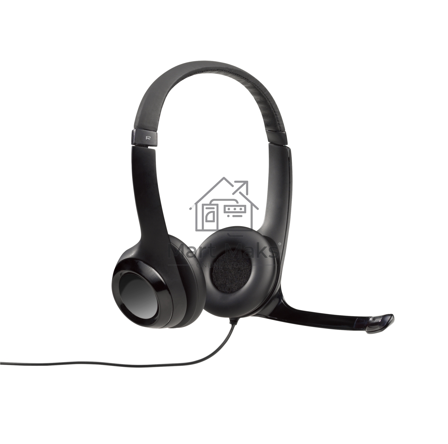 Гарнитура Logitech Headset Logitech H390 USB черный