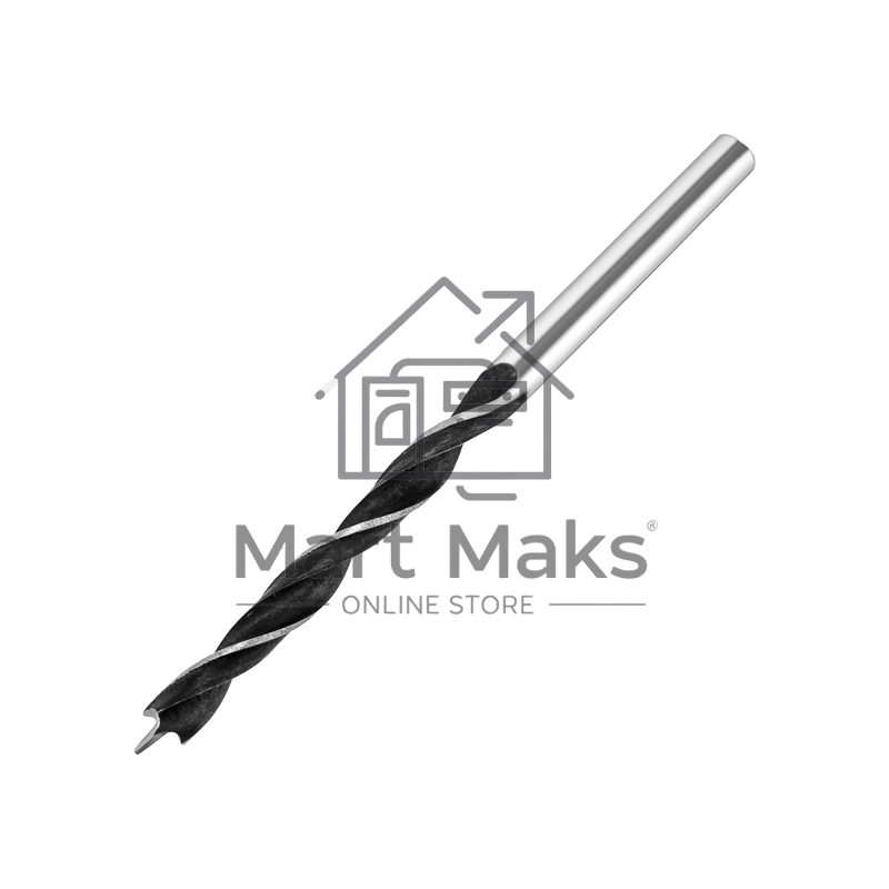 Сверло по дереву KRANZ 5х85 мм, цилиндрический хвостовик