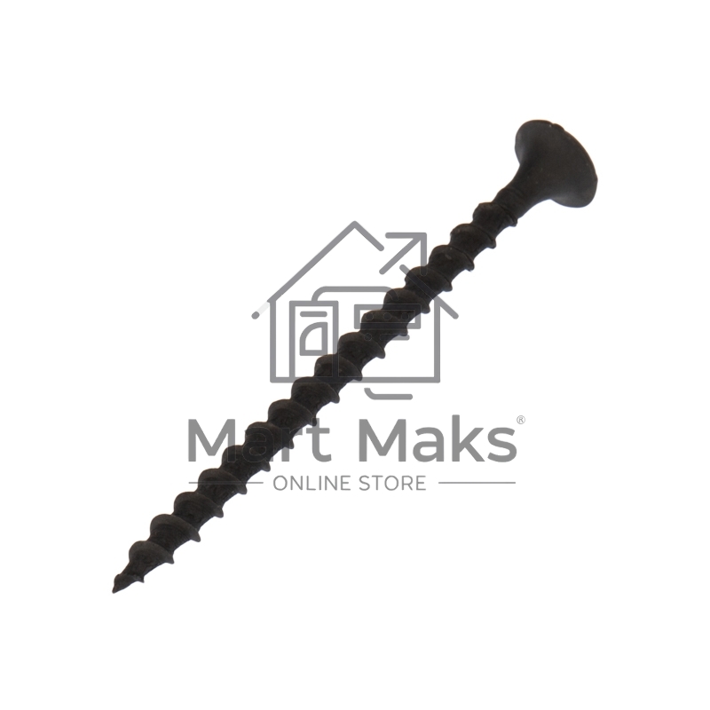 Саморез гипсокартон-металл KRANZ 3.5х55, пакет (50 шт./уп.)
